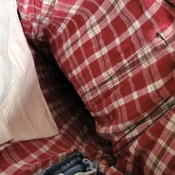 Duluth Trading Co Flannel Lined Straight Leg Heavyweight Jeans 6 - Picture 4 of 4